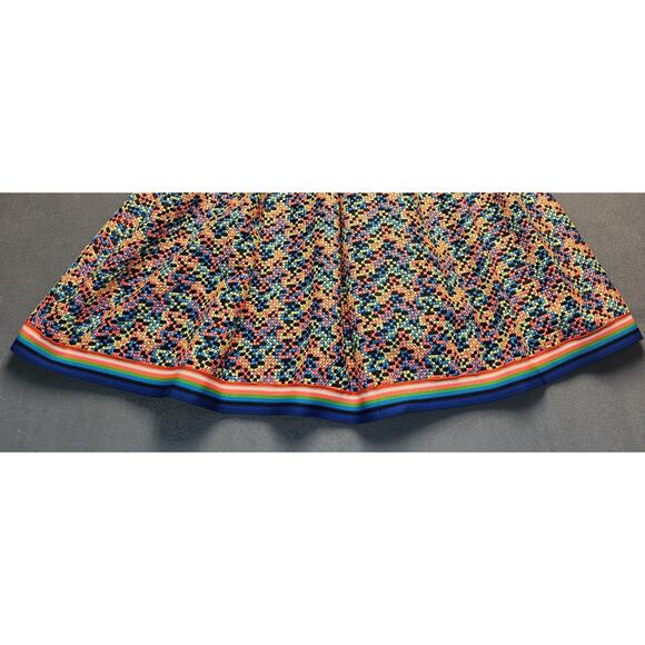 Tracy Reese Anthropologie Dress Size 6 Neon Bright Colors Spring Bold Print - Picture 11 of 16